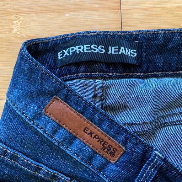 Express Jeans - Zelda Ultra Lowrise - Barely Boot - EUC Sz 10R - Picture 5 of 7
